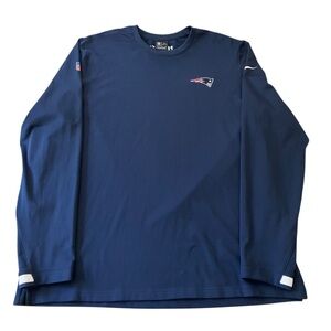 New England Patriots Nike Dri Fit On Field Long Sleeve NWOT Sweatshirt XL